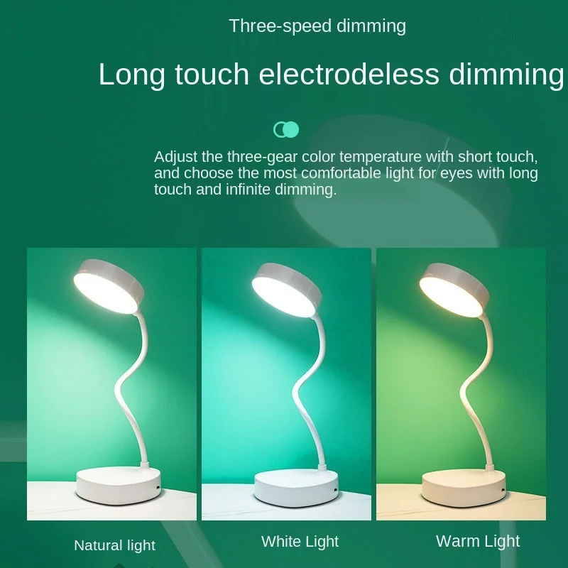 Led Three Touch Dimming Reading Desk Lamp Usb Charging Plug in White Light Plus Warm Light Eye Protection Student Desk Lamp
Led Three Touch Dimming Reading Desk Lamp Usb Charging Plug in White Light Plus Warm Light Eye Protection Student Desk Lamp