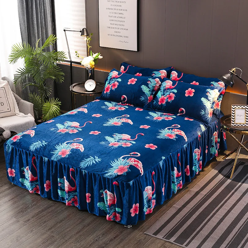 Yaapeet Bed Skirt Elegant Bedspread Satin Cotton Bed Sheet for Wedding Decoration Bed Cover
Yaapeet Bed Skirt Elegant Bedspread Satin Cotton Bed Sheet for Wedding Decoration Bed Cover