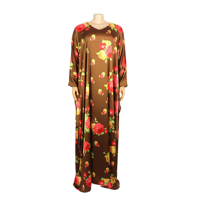 Dashiki Flower Dress Silk Beading Abaya Dubai Maxi Bazin African Design Vintage Long Sleeve Robe Gowns Africa Sexy Lady Party
Dashiki Flower Dress Silk Beading Abaya Dubai Maxi Bazin African Design Vintage Long Sleeve Robe Gowns Africa Sexy Lady Party