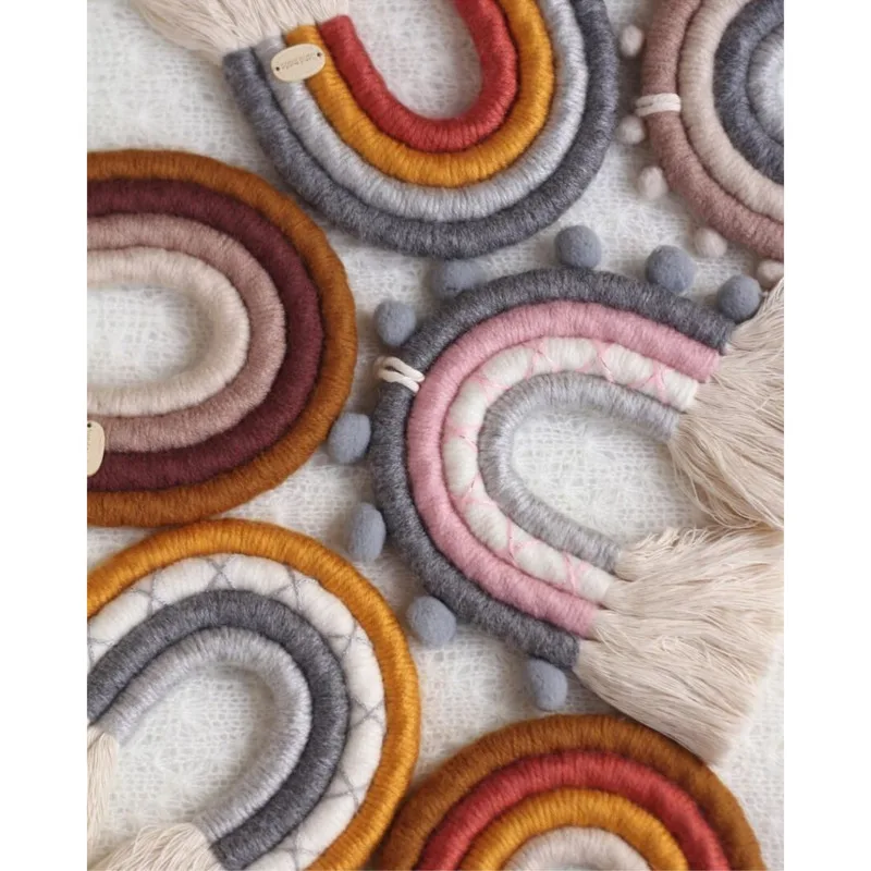 Nordic Decorations Wall Home Decor Macrame Rainbow Wall Hanging Decoration Boho Room Decoration Kawaii Room Decor Home Ornaments
Nordic Decorations Wall Home Decor Macrame Rainbow Wall Hanging Decoration Boho Room Decoration Kawaii Room Decor Home Ornaments