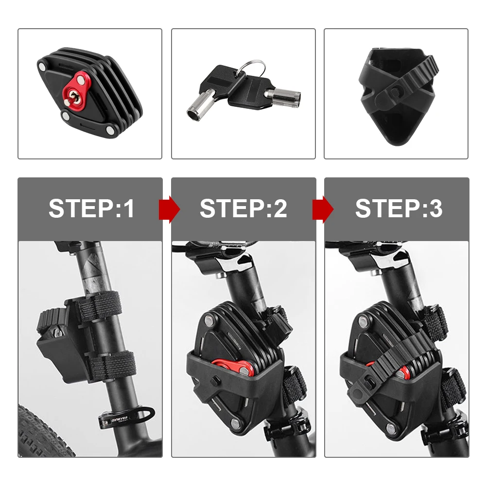 Foldable Motorcycle Lock Anti-theft Bicycle Lock Strong Security Heavy Duty Chain Cable Padlock
Foldable Motorcycle Lock Anti-theft Bicycle Lock Strong Security Heavy Duty Chain Cable Padlock