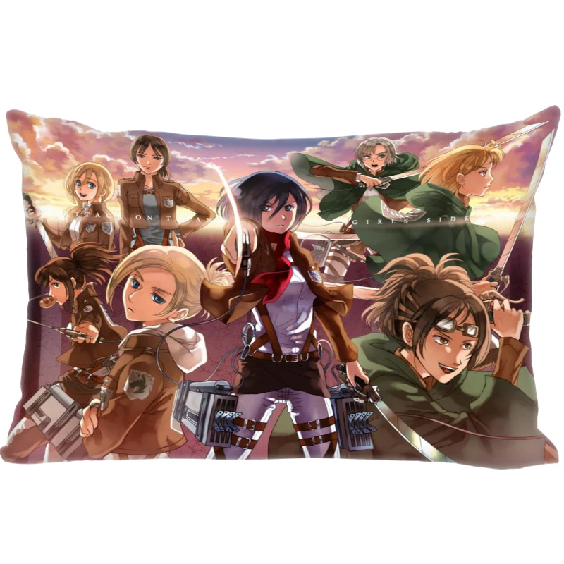 Anime Attack On Titan Pillow Cover Bedroom Home Office Decorative Pillowcase Rectangle Zipper Pillow Cases Satin Fabric A12.21
Anime Attack On Titan Pillow Cover Bedroom Home Office Decorative Pillowcase Rectangle Zipper Pillow Cases Satin Fabric A12.21