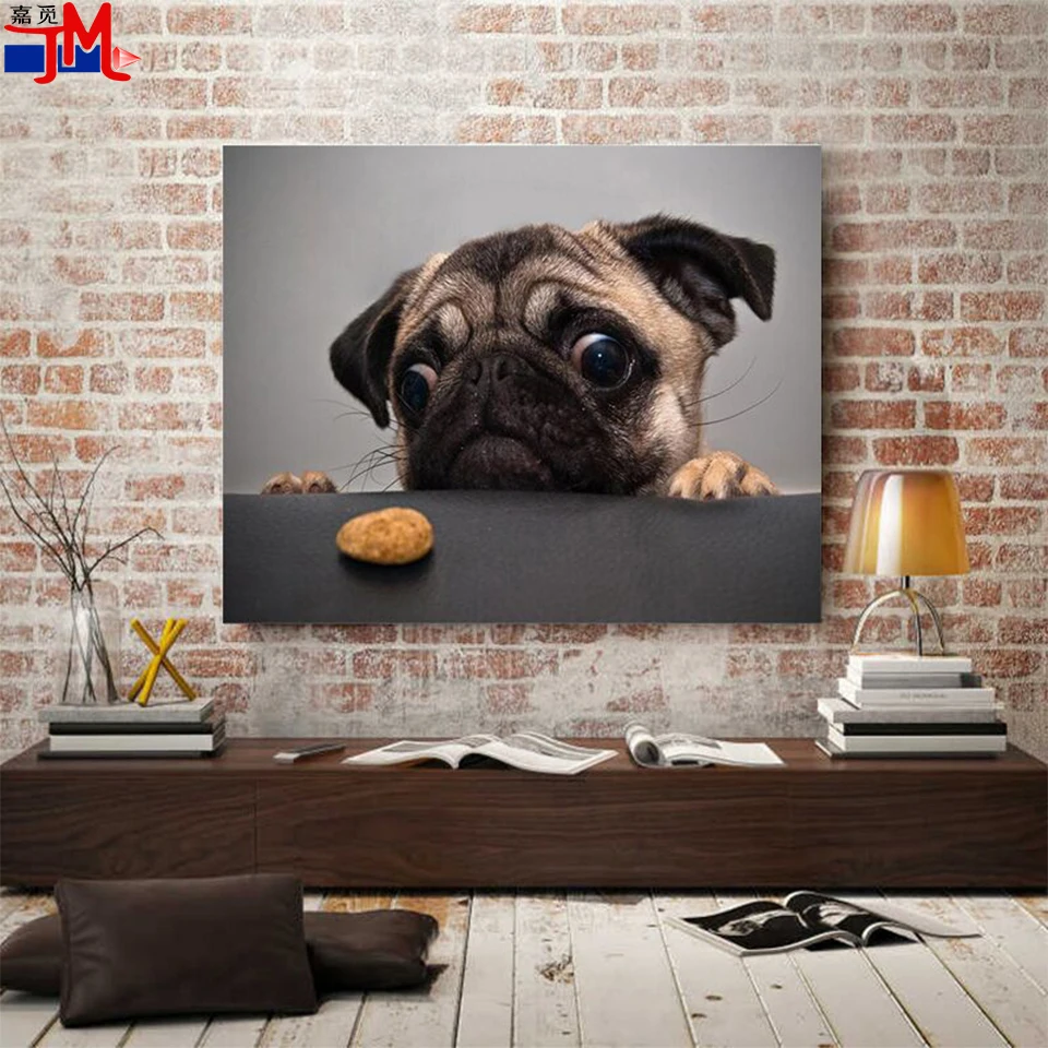 Diamond Painting 5D Diy Diamond Embroidery Pug Handmade Hobby Animal Full Square Round Cross Stitch Mosaic Rhinestone Home Decor 
Diamond Painting 5D Diy Diamond Embroidery Pug Handmade Hobby Animal Full Square Round Cross Stitch Mosaic Rhinestone Home Decor