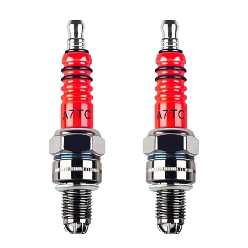 Pack of 2 Racing 3 Electrode Spark Plug A7tc for 50cc 110cc 125cc 150cc Atv Scooter Dirt Bike Go Kart
Pack of 2 Racing 3 Electrode Spark Plug A7tc for 50cc 110cc 125cc 150cc Atv Scooter Dirt Bike Go Kart