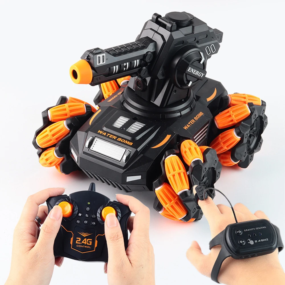 2.4G 4x4 RC Car 4WD Water Bomb Radio Control Stunt Car Gesture Induction Twisting Off Road Vehicle Drift Toy High Speed Climbing
2.4G 4x4 RC Car 4WD Water Bomb Radio Control Stunt Car Gesture Induction Twisting Off Road Vehicle Drift Toy High Speed Climbing
