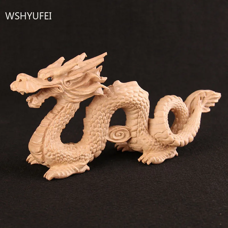 

Китайские деревянные украшения ручной работы в виде дракона зодиака фэн-шуй домашние украшения для гостиной винный шкаф подарок на день ро...