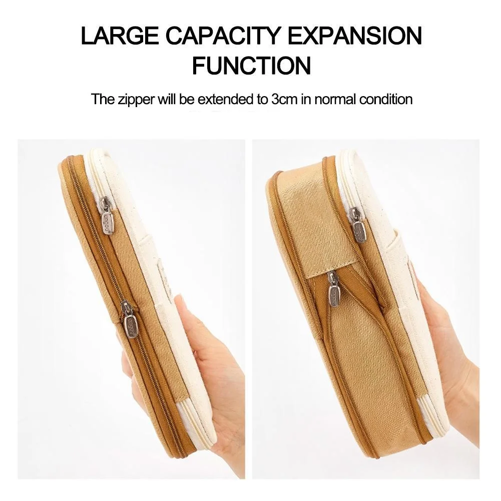 12 Colors Large capacity Canvas Etui Pencilcase School Pen Case Delivers Potlead Schooltas Box Pots Pouch Letter Paper 
12 Colors Large capacity Canvas Etui Pencilcase School Pen Case Delivers Potlead Schooltas Box Pots Pouch Letter Paper