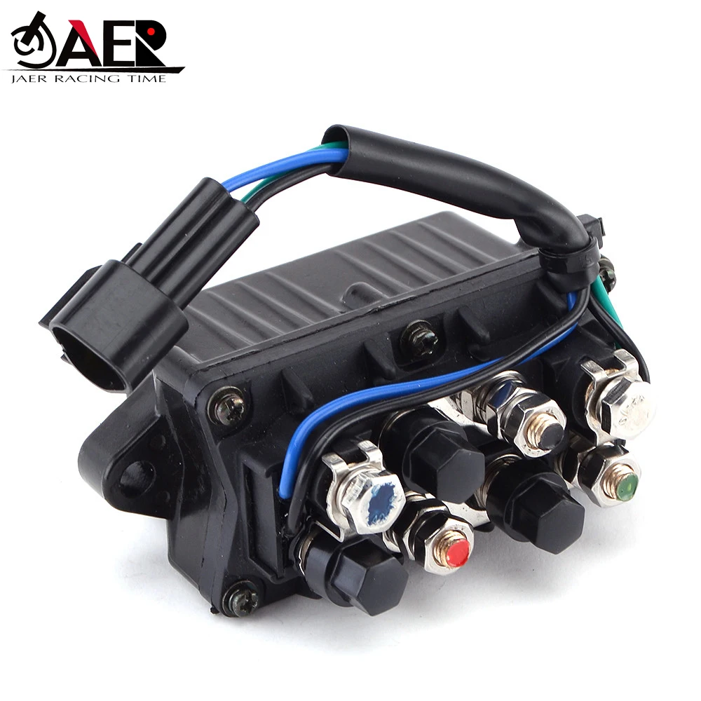 Реле электромагнитного стартера для Yamaha FT25 TLR F25 F25A F45A 25B 50J 50G 60F 60 C60 70 C70 C75 C85 TLR P60 P75 TLH 70B 75A 75C
Реле электромагнитного стартера для Yamaha FT25 TLR F25 F25A F45A 25B 50J 50G 60F 60 C60 70 C70 C75 C85 TLR P60 P75 TLH 70B 75A 75C