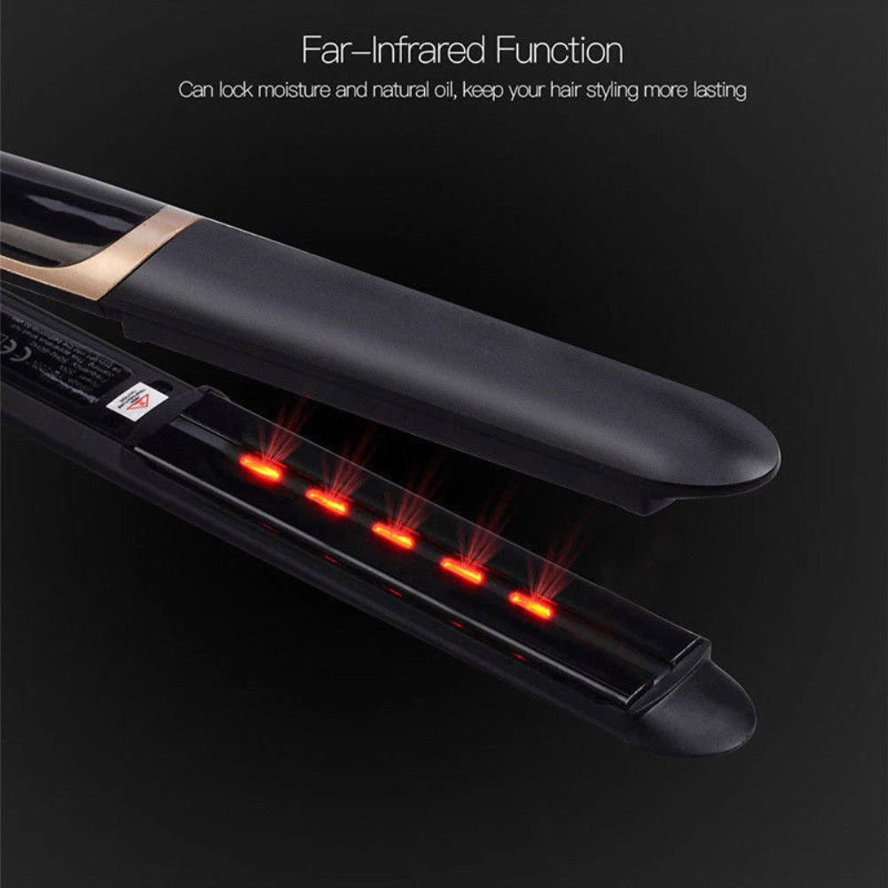 Professional Infrared Flat Iron Hair Curler Anion Hair Straightening Curling Ceramic Plate Tool MH88
Professional Infrared Flat Iron Hair Curler Anion Hair Straightening Curling Ceramic Plate Tool MH88