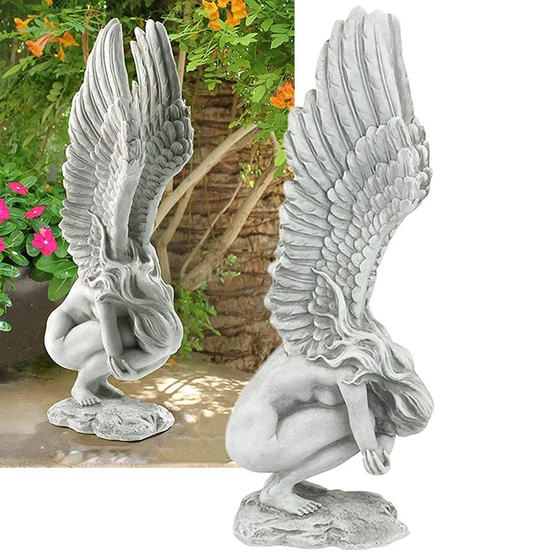 Redemption Angel Creative Sculpture, Simple and Stylish Garden Decoration, Angel Figurines for Outdoor Home
Redemption Angel Creative Sculpture, Simple and Stylish Garden Decoration, Angel Figurines for Outdoor Home