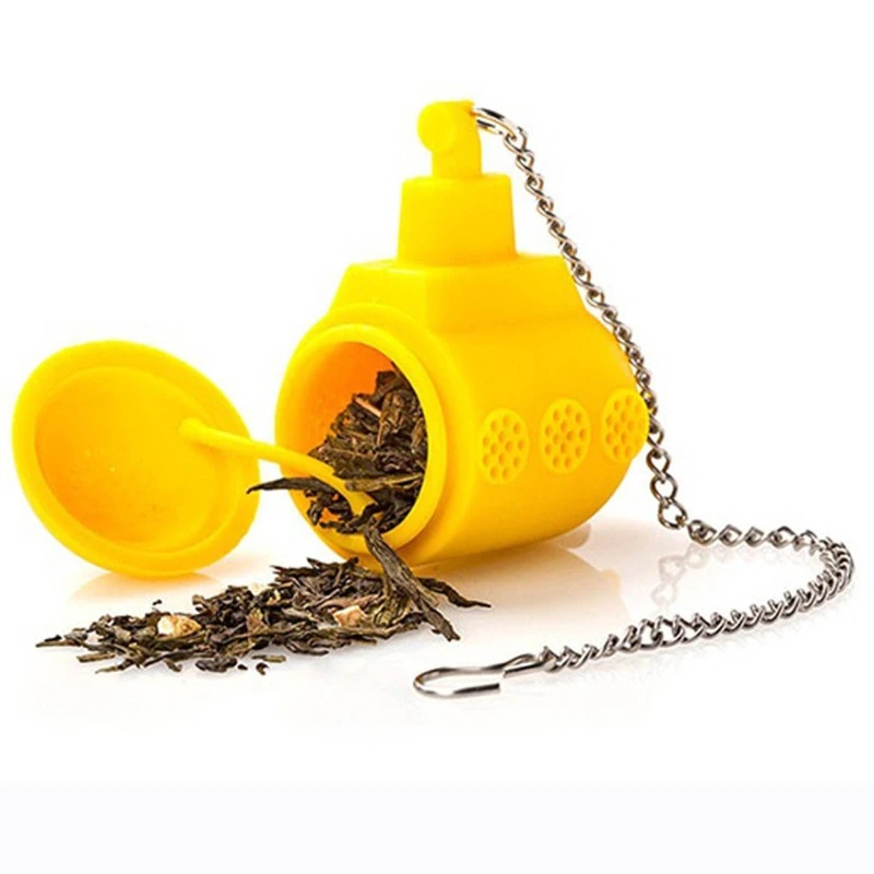 Creative Submarine-Shape Tea Infuser Strainer Silicone Tea Bag Leaf Filter Diffuser Teaware Teapot Accessory Kitchen Gadget
Creative Submarine-Shape Tea Infuser Strainer Silicone Tea Bag Leaf Filter Diffuser Teaware Teapot Accessory Kitchen Gadget