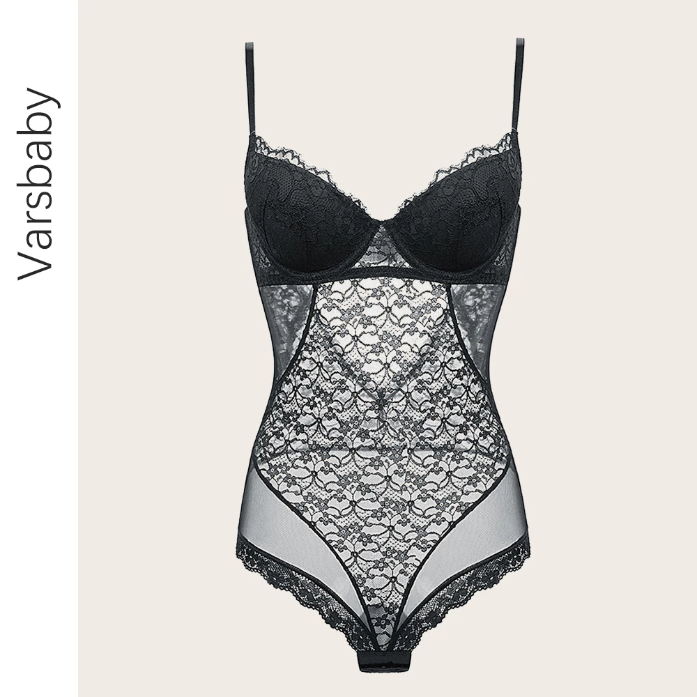 Varsbaby new high quality fashion sexy one-piece eyelash lace underwear thick push up deep V breathable bra set
Varsbaby new high quality fashion sexy one-piece eyelash lace underwear thick push up deep V breathable bra set