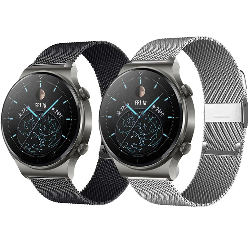 Metal Strap For Huawei Watch GT 2 Pro Watch Band For GT2 46mm Honor Magic GS Pro Bracelet Stainless Steel Belt Wristband Correa
Metal Strap For Huawei Watch GT 2 Pro Watch Band For GT2 46mm Honor Magic GS Pro Bracelet Stainless Steel Belt Wristband Correa