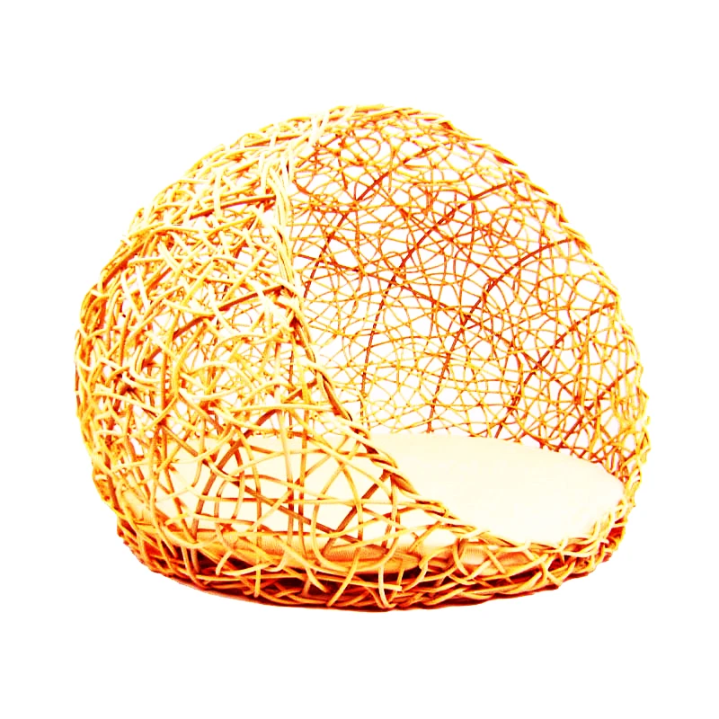 Four seasons universal cat nest semi-open large pet nest cat bed cat toy removable and washable summer rattan kennel
Four seasons universal cat nest semi-open large pet nest cat bed cat toy removable and washable summer rattan kennel