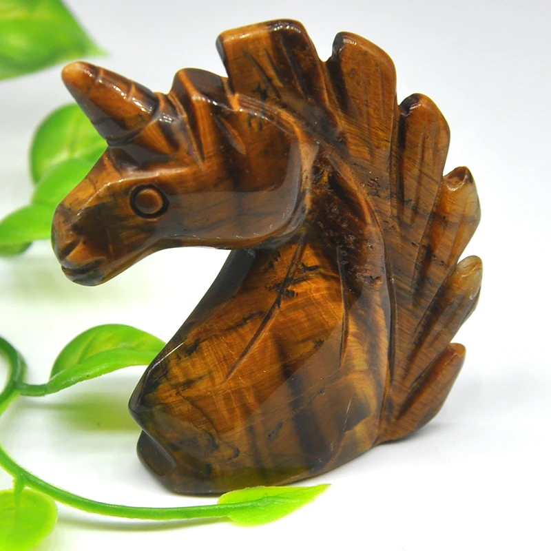 2" Unicorn Statue Natural Tiger Eye Carved Figurine Room Decor Healing Crystals Reiki Gem Crafts Gifts Animal Ornament Wholesale
2" Unicorn Statue Natural Tiger Eye Carved Figurine Room Decor Healing Crystals Reiki Gem Crafts Gifts Animal Ornament Wholesale