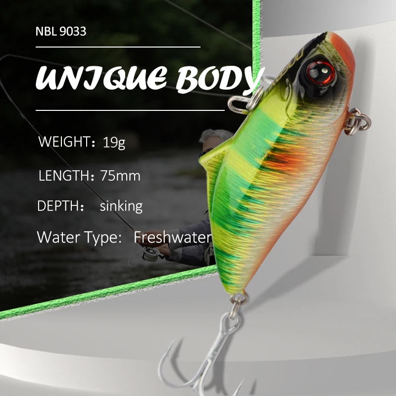 VIB Fishing Lure Sinking Vibration Artificial Hard Baits 75mm Crankbaits Winter ice Salt Tackle Sea Fishing Wobblers Pesca
VIB Fishing Lure Sinking Vibration Artificial Hard Baits 75mm Crankbaits Winter ice Salt Tackle Sea Fishing Wobblers Pesca