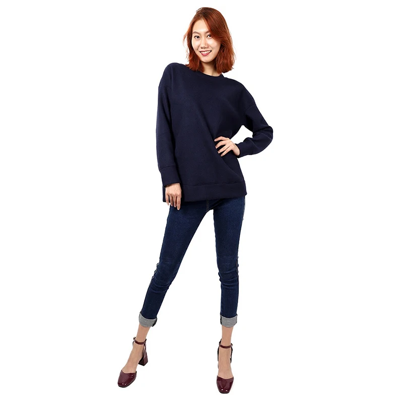 New Women Loose Causal Round Neck Pullover Solid Color Long-sleeved Tops Women Bottoming Tops For Spring Autumn
New Women Loose Causal Round Neck Pullover Solid Color Long-sleeved Tops Women Bottoming Tops For Spring Autumn