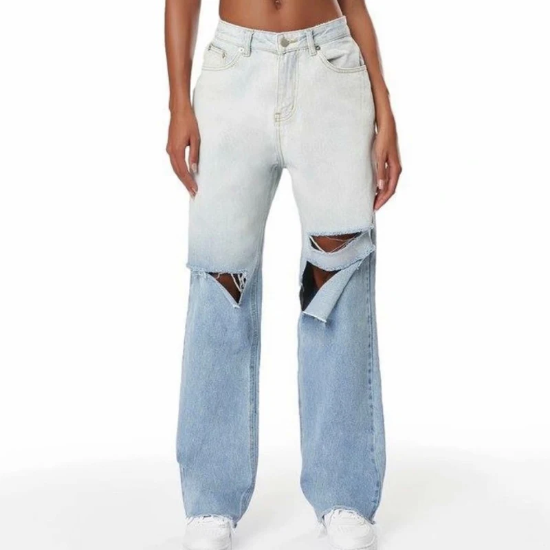DOUJILI 2021 Spring Summer Jeans New Style Hot Selling Hollow Hole Long Pants Jeans Fashion Streatwear Trousers For Women
DOUJILI 2021 Spring Summer Jeans New Style Hot Selling Hollow Hole Long Pants Jeans Fashion Streatwear Trousers For Women