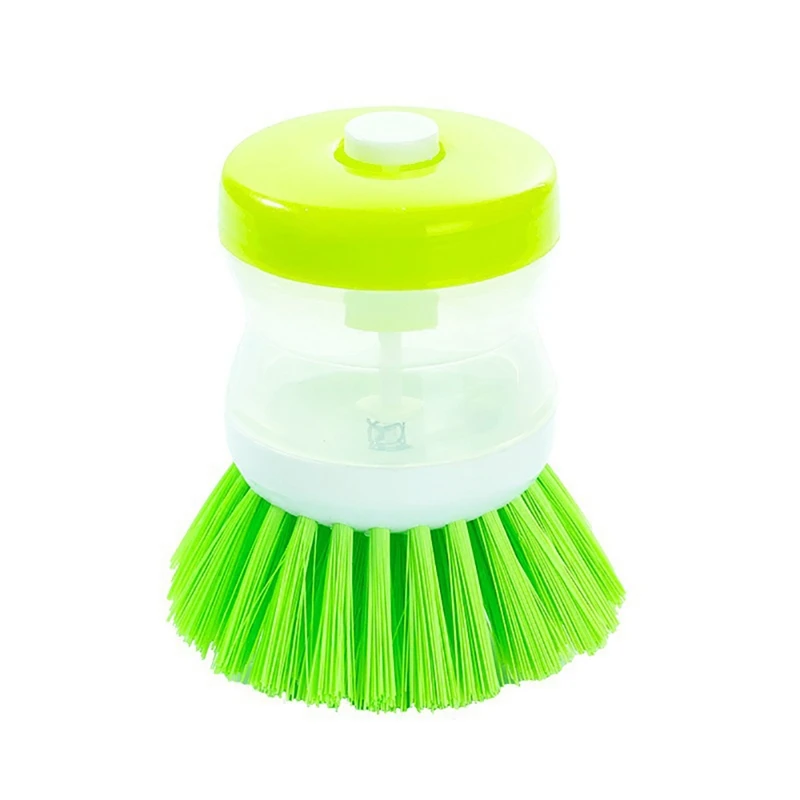 Kitchen Wash Tool Pot Dish Plastic Brush with Washing Up Liquid Soap Dispenser (Random Color)
Kitchen Wash Tool Pot Dish Plastic Brush with Washing Up Liquid Soap Dispenser (Random Color)