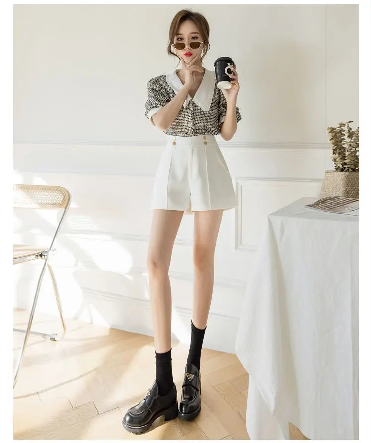 Black Suit Shorts Women's Summer Loose 2021 New Ins Fashion Casual Pants Versatile High Waist A-line Wide Leg Shorts
Black Suit Shorts Women's Summer Loose 2021 New Ins Fashion Casual Pants Versatile High Waist A-line Wide Leg Shorts