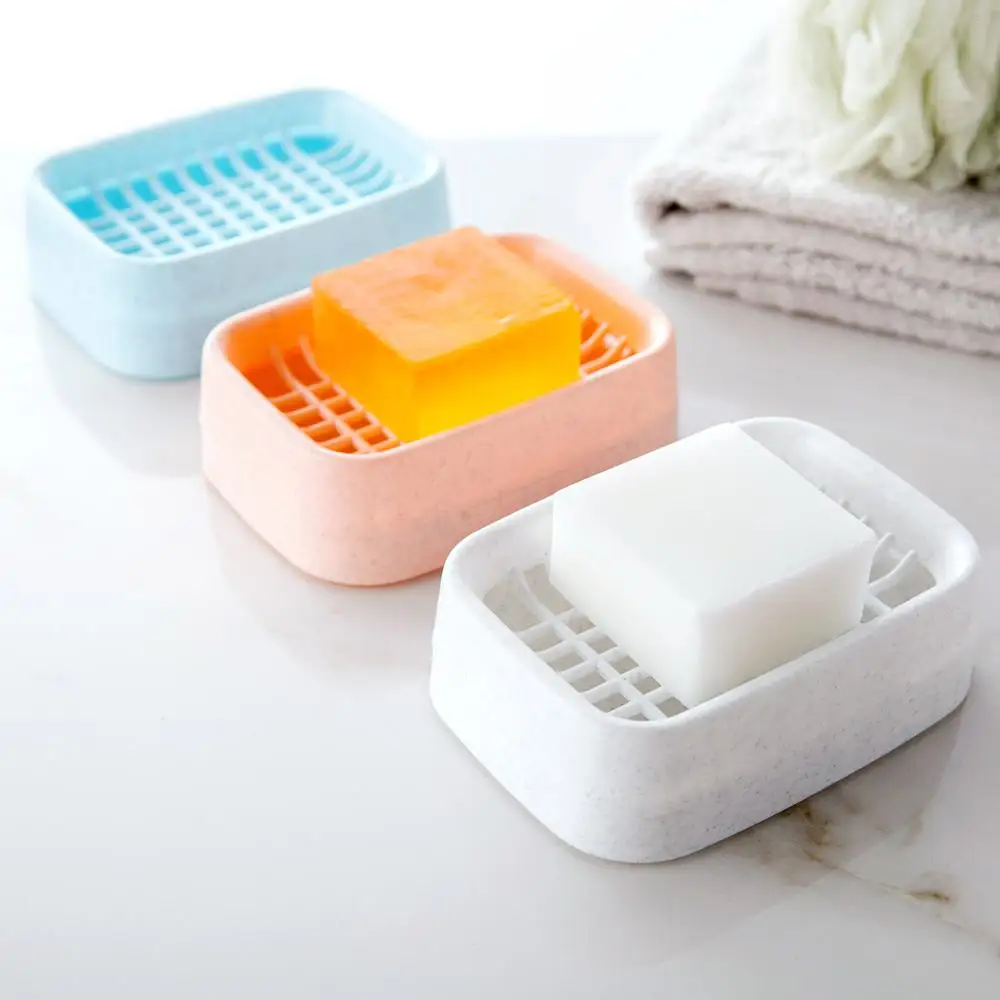 Double Layer Drain Soap Box Creative Bathroom Plastic Soap Tray Travel Portable Carry Soap Case 1PC
Double Layer Drain Soap Box Creative Bathroom Plastic Soap Tray Travel Portable Carry Soap Case 1PC
