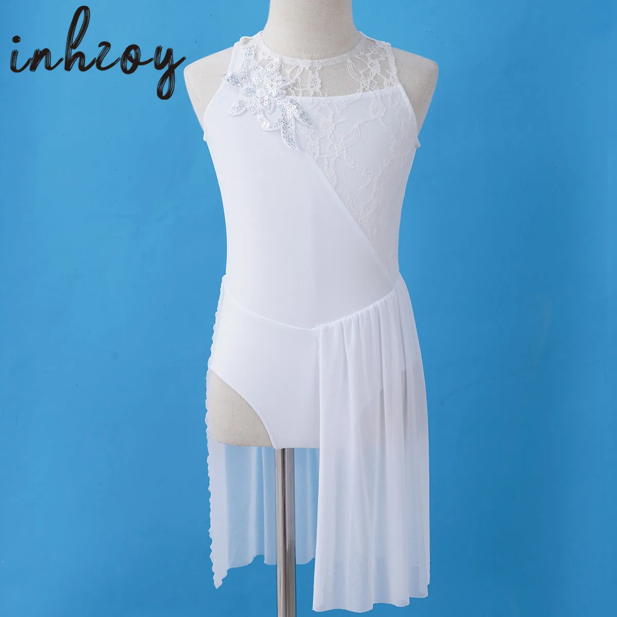 Ballet Gymnastics Leotard Girls Figure Skating Dress Kids White Embroidery Lace Splic Dance Costume
Ballet Gymnastics Leotard Girls Figure Skating Dress Kids White Embroidery Lace Splic Dance Costume