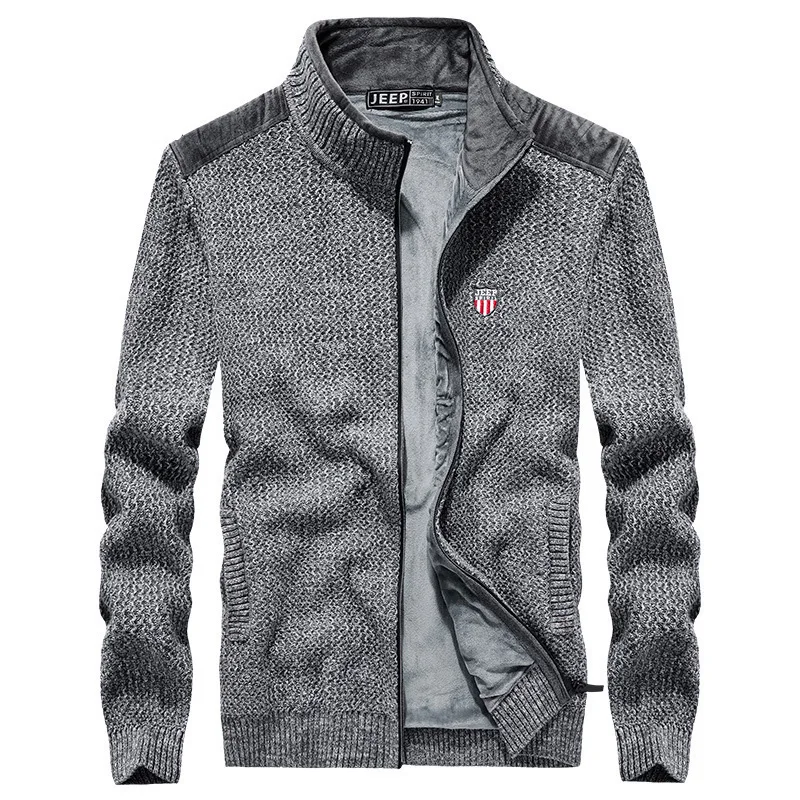 Winter Sweater Men Thick Warm Fleece Wool Lining Sweater Cardigan Man Korean Clothes Stand Collar Sweatercoat Men's Clothing
Winter Sweater Men Thick Warm Fleece Wool Lining Sweater Cardigan Man Korean Clothes Stand Collar Sweatercoat Men's Clothing