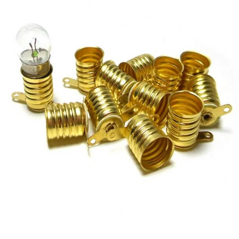 WCIC E10 Small Lamp Base Screw Type Student Physics Experiment Bulb Seat Old Falslight Lamp Holder 10pcs/lot Fixture Tool
WCIC E10 Small Lamp Base Screw Type Student Physics Experiment Bulb Seat Old Falslight Lamp Holder 10pcs/lot Fixture Tool