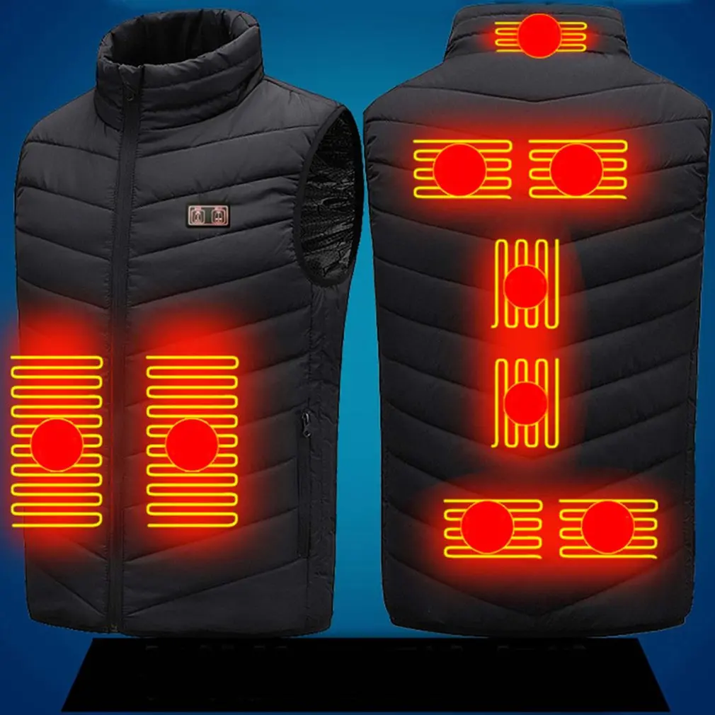 New 11 Heated Vest Jacket Fashion Men Women Coat Clothes Intelligent Electric Heating Thermal Warm Clothes Winter Heated Hunt
New 11 Heated Vest Jacket Fashion Men Women Coat Clothes Intelligent Electric Heating Thermal Warm Clothes Winter Heated Hunt