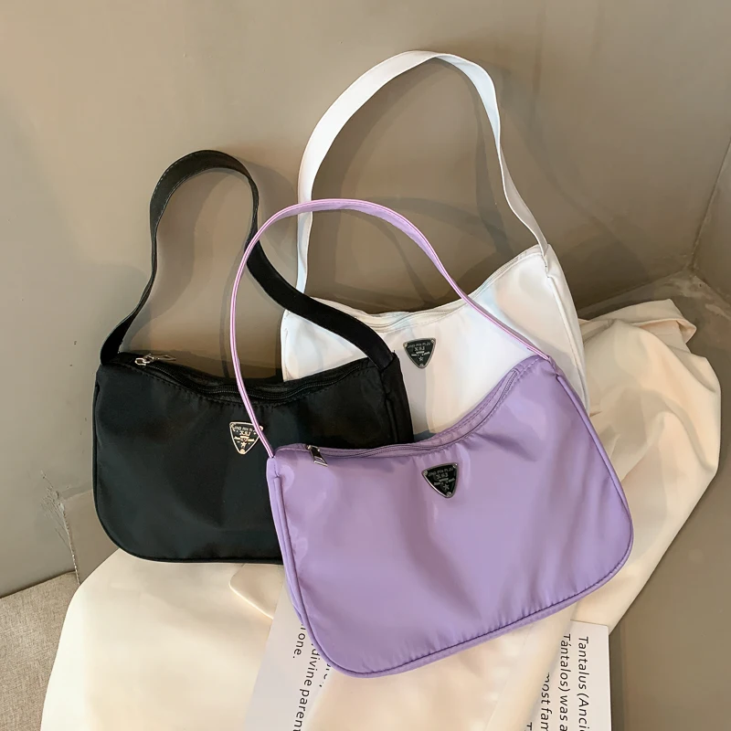 French Stick Niche Bag 2021 New Ins Internet Celebrity Nylon Baguette Bag Casual Shoulder Handbag
French Stick Niche Bag 2021 New Ins Internet Celebrity Nylon Baguette Bag Casual Shoulder Handbag