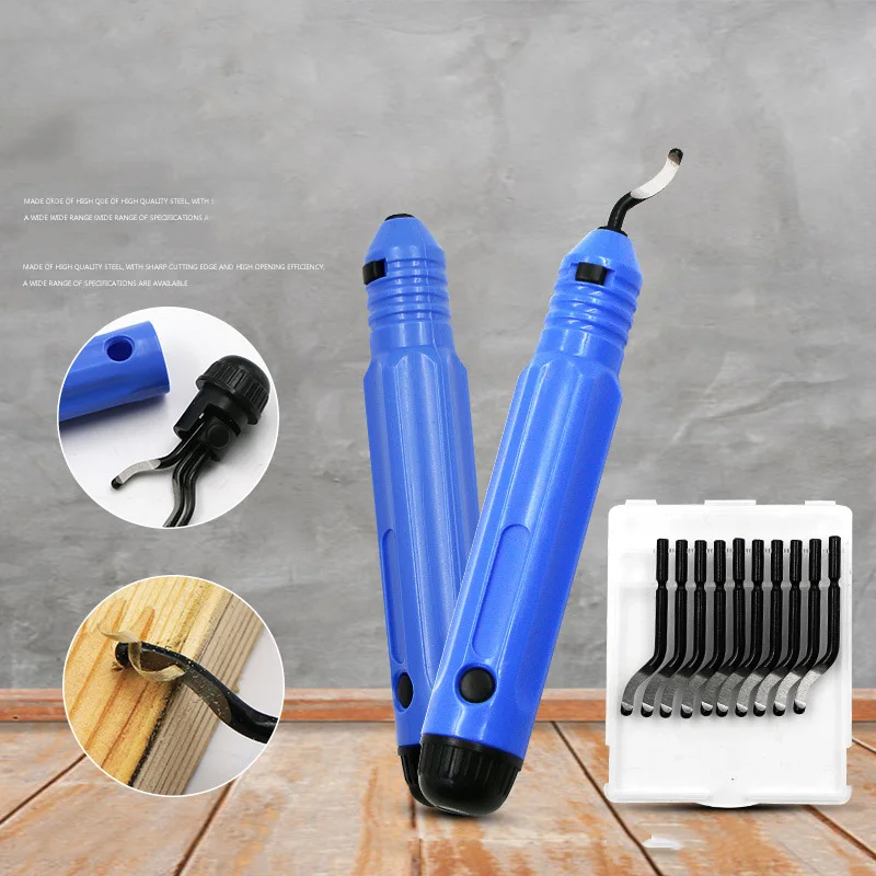 Handle Burr Metal Repair Deburring Tool Kit 10pc Router Bit Rotary Deburr Blades Remover Hand DeburRed for Wood Plastic
Handle Burr Metal Repair Deburring Tool Kit 10pc Router Bit Rotary Deburr Blades Remover Hand DeburRed for Wood Plastic