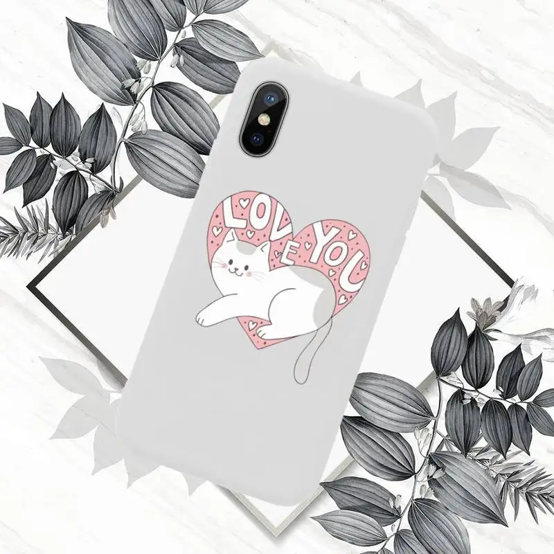 Creative white Cute cartoon cat Phone Case White Candy Color for iPhone 11 12 mini pro XS MAX 8 7 6 6S Plus X SE 2020 XR
Creative white Cute cartoon cat Phone Case White Candy Color for iPhone 11 12 mini pro XS MAX 8 7 6 6S Plus X SE 2020 XR