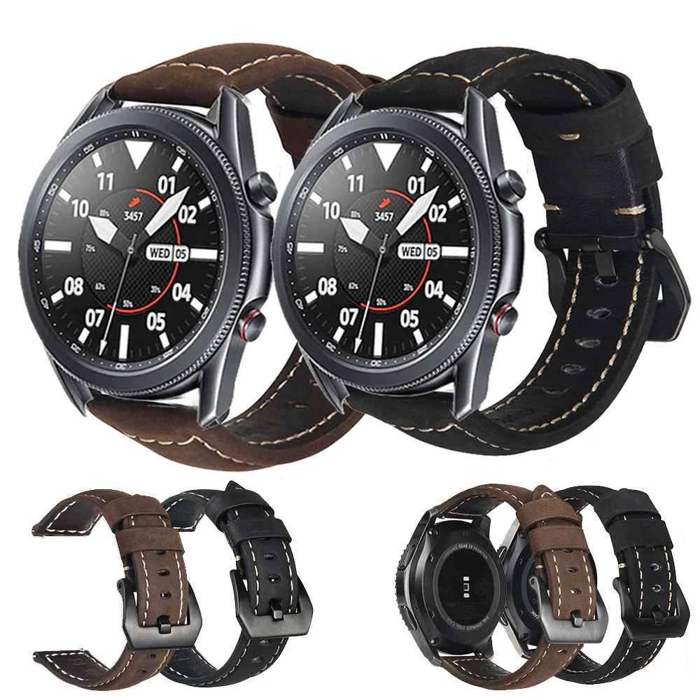 Ремешок из натуральной кожи для Samsung Galaxy Watch 3 45 41 мм, сменный Браслет для Galaxy Watch 3 LTE, браслет для наручных часов
Ремешок из натуральной кожи для Samsung Galaxy Watch 3 45 41 мм, сменный Браслет для Galaxy Watch 3 LTE, браслет для наручных часов