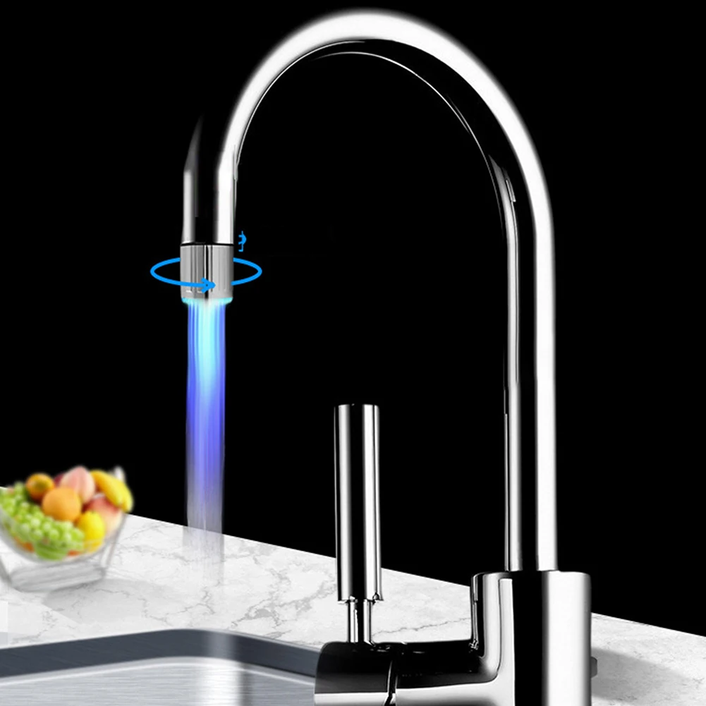 LED Change Water Faucet Kitchen Shower Tap Bathroom Water Sprinkler Head Faucet Aerator Water Saving Kitchen Accessories
LED Change Water Faucet Kitchen Shower Tap Bathroom Water Sprinkler Head Faucet Aerator Water Saving Kitchen Accessories
