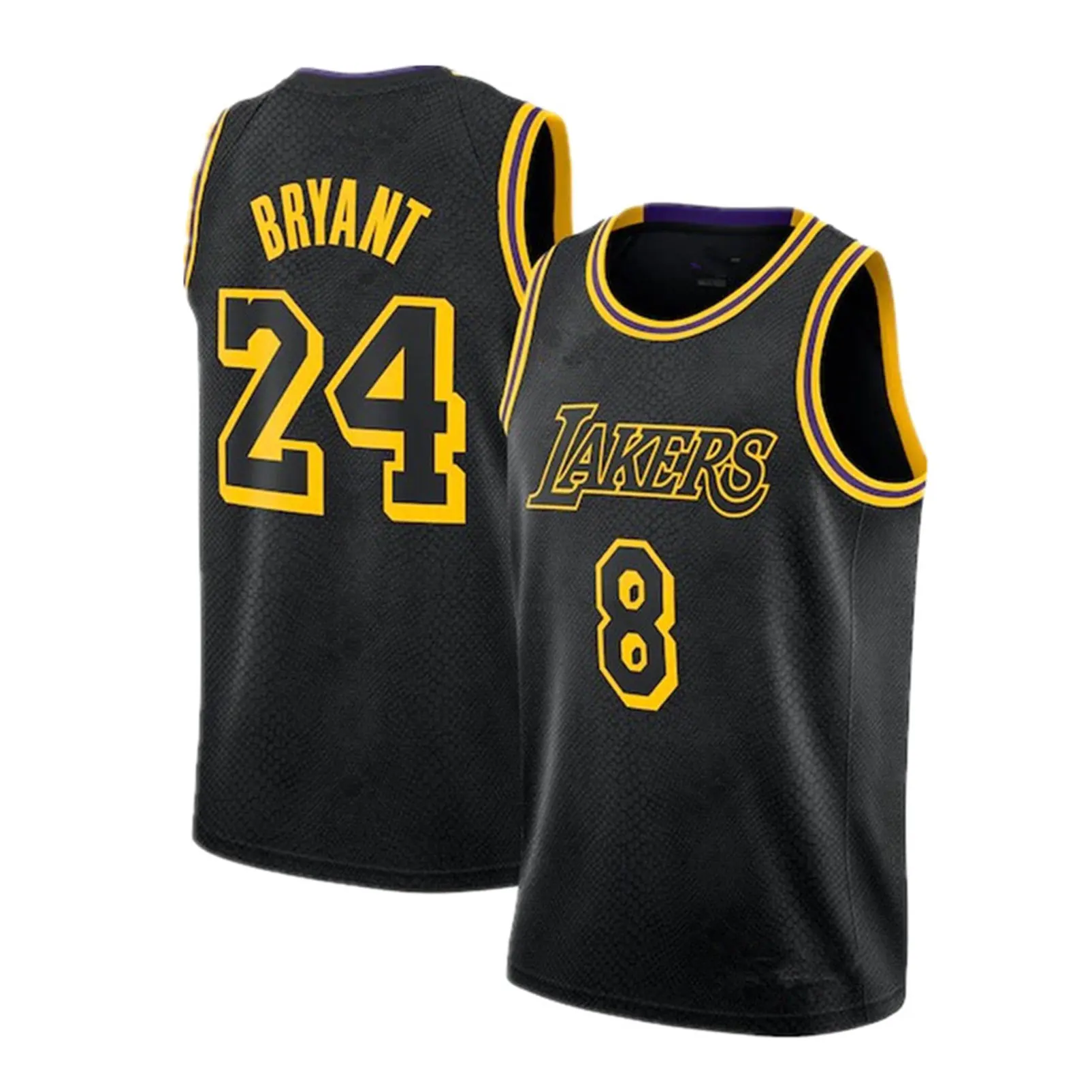 

Black Men'S Basketball Jersey Memorial Kb#8 #24 Embroidery Uniform Bryant Tank Tops Training T-Shirt Collector's Edition