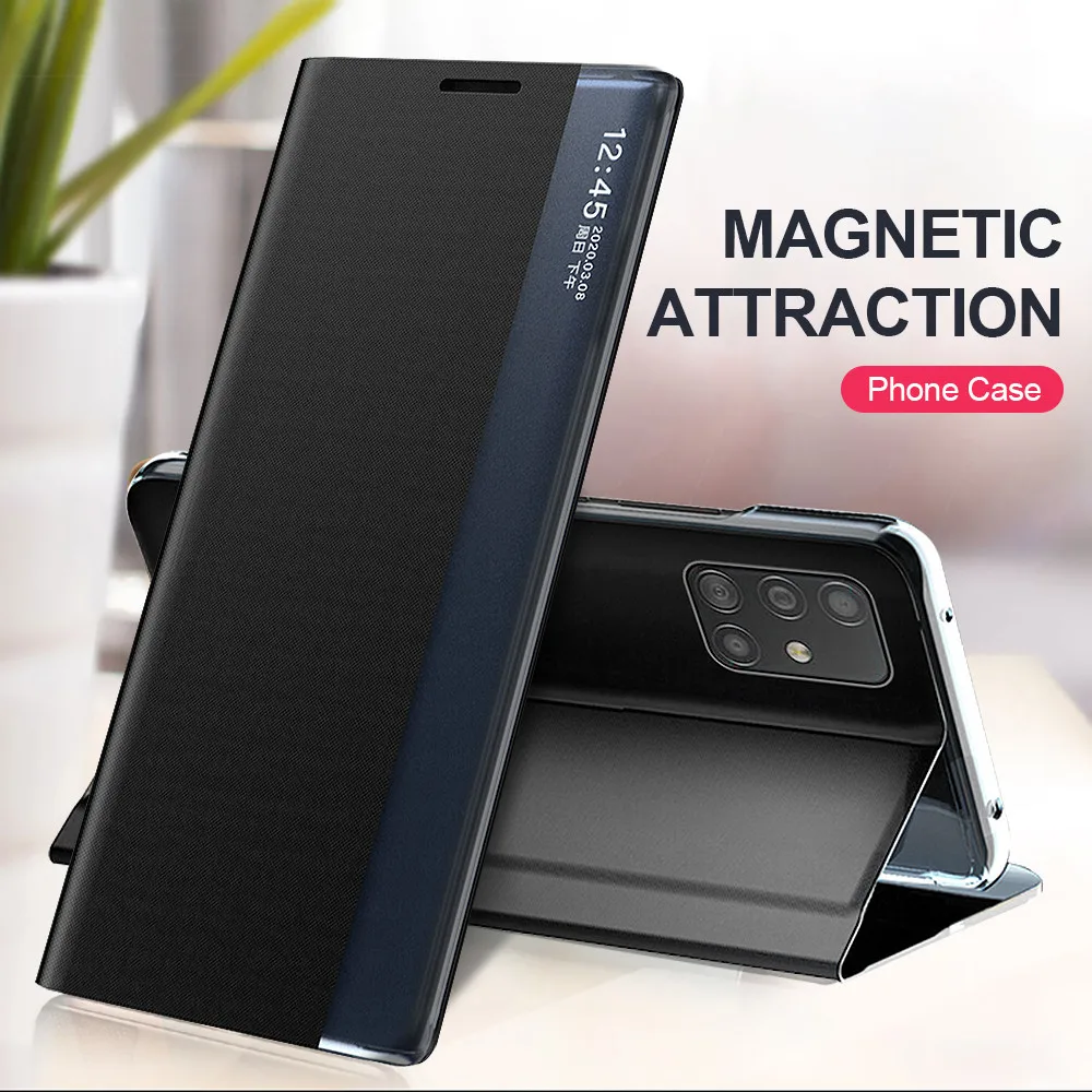 Чехол-книжка для samsung galaxy a21s a51 a71 a31 a30 a50 s s20 Ultra s10 plus note 10 lite с магнитной застежкой |