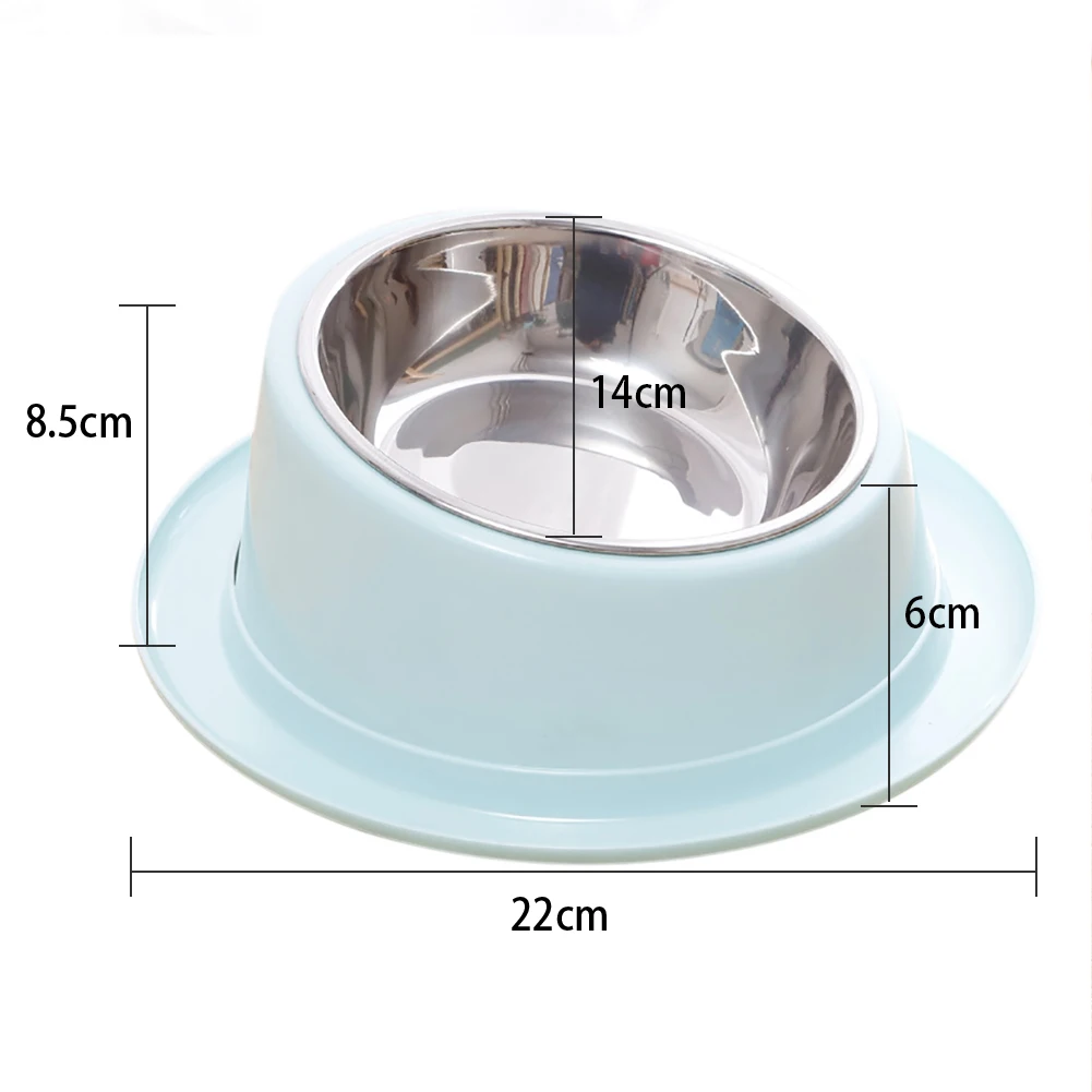 Pet Cat Dog Food Water Bowl No Slip Base Stainless Steel Elevated Stand Tilted Easy To Clean Feeder Bowls Pet Supplies
Pet Cat Dog Food Water Bowl No Slip Base Stainless Steel Elevated Stand Tilted Easy To Clean Feeder Bowls Pet Supplies
