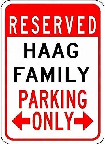 Tin Signs Vintage Retro Wall Retro Metal Bar Pub 12X8 HAAG Family Parking,Novelty Sign Funny Outdoor & Indoor Sign Metal Fun
Tin Signs Vintage Retro Wall Retro Metal Bar Pub 12X8 HAAG Family Parking,Novelty Sign Funny Outdoor & Indoor Sign Metal Fun