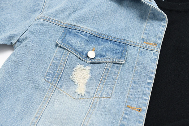 Loose Fit Denim Split Bandage Sweatshirt New Round Neck Long Sleeve Women Fashion Coat Big Size Fashion Tide Spring Autumn 2021 
Loose Fit Denim Split Bandage Sweatshirt New Round Neck Long Sleeve Women Fashion Coat Big Size Fashion Tide Spring Autumn 2021