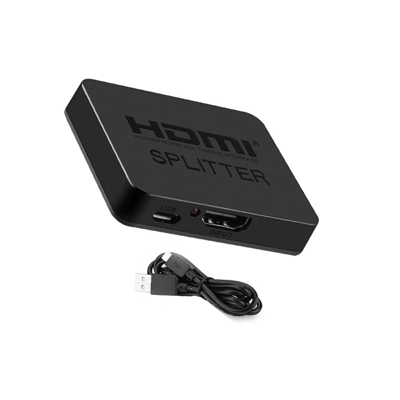 Фото 1 в 2 выхода HDMI совместимый сплиттер 4K 1080P 1x2 HDCP преобразователь 3D - купить