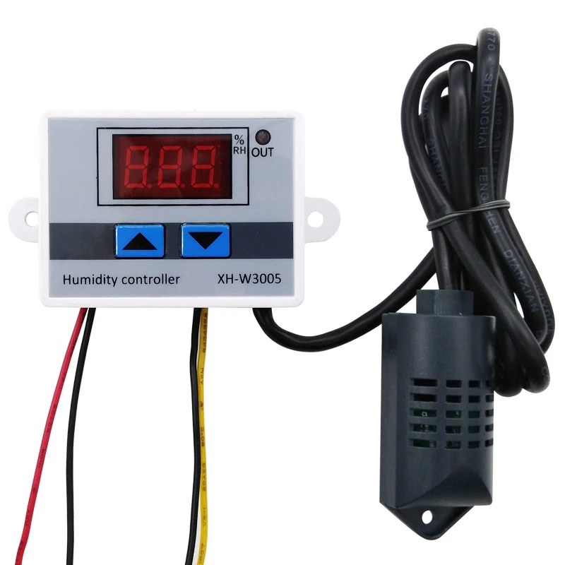 Digital Humidity Controller Hygrometer Humidity Control Switch 0~99%Rh Hygrostat With Humidity Sensor
Digital Humidity Controller Hygrometer Humidity Control Switch 0~99%Rh Hygrostat With Humidity Sensor