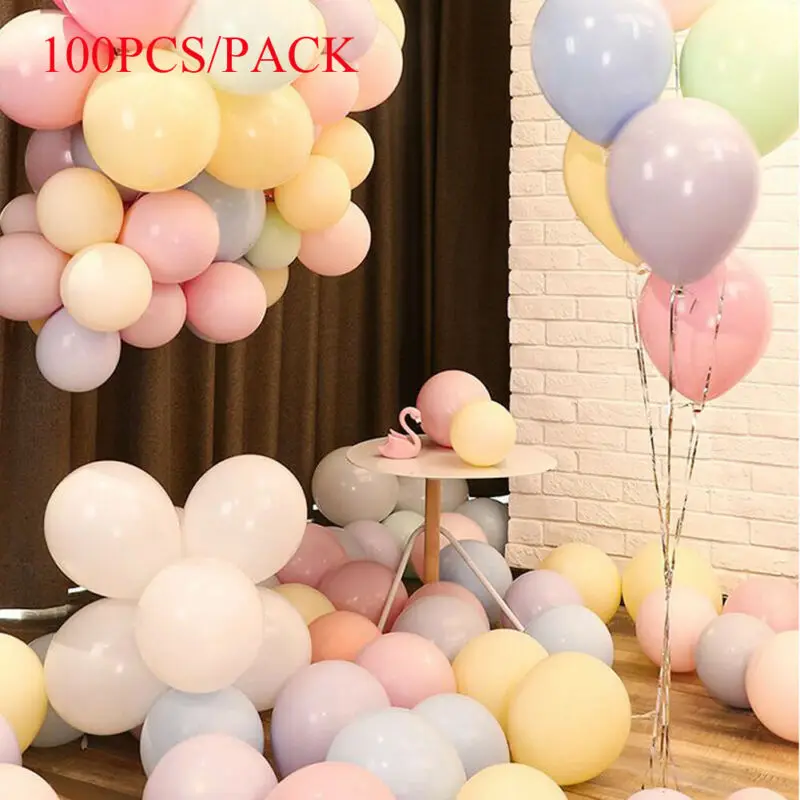 100pcs/lot Macaron Candy Colored Party Balloons Set Pastel Latex Balloons Party Wedding Accessories 10 Inch
100pcs/lot Macaron Candy Colored Party Balloons Set Pastel Latex Balloons Party Wedding Accessories 10 Inch