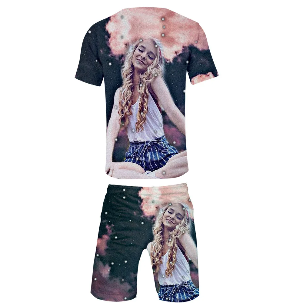 WAMNI 2020 Zoe Laverne Short Sleeve T-shirt + Shorts Two-piece Set Short Sleeve + Shorts Casual Suit Harajuku Fashion Printing
WAMNI 2020 Zoe Laverne Short Sleeve T-shirt + Shorts Two-piece Set Short Sleeve + Shorts Casual Suit Harajuku Fashion Printing