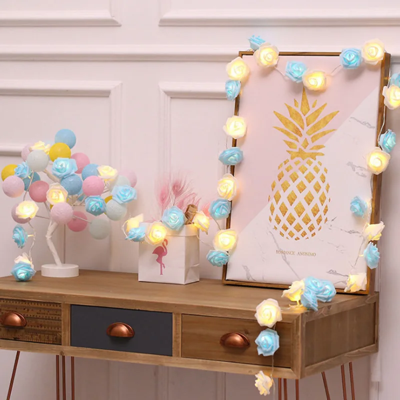 Bouquet LED Rose Flower String Lights Fairy Light for Valentine Christmas Wedding Birthday Party Decor Patio Decoration 1.5/3m
Bouquet LED Rose Flower String Lights Fairy Light for Valentine Christmas Wedding Birthday Party Decor Patio Decoration 1.5/3m