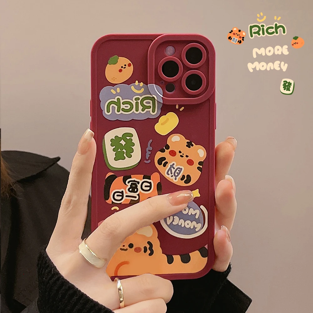 New Year Cartoon Tiger Case For iPhone 13 13mini 13Pro 13ProMax 12 12mini 12Pro 12ProMax 11 11Pro 11ProMax 7 8 8Plus X XSMAX XR
New Year Cartoon Tiger Case For iPhone 13 13mini 13Pro 13ProMax 12 12mini 12Pro 12ProMax 11 11Pro 11ProMax 7 8 8Plus X XSMAX XR