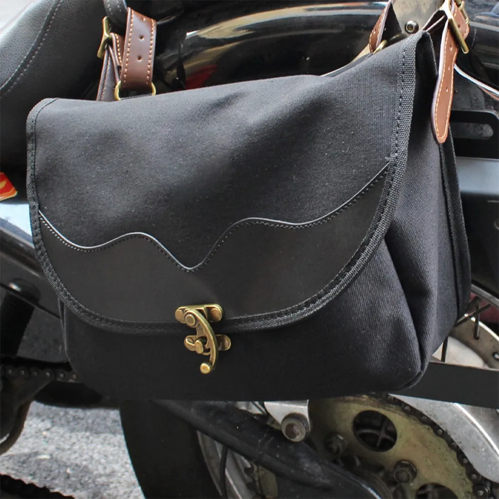 Motorcycle Saddle Bag Travel Storage Bag Waterproof Canvas Pouch Tail Side Bag Riding Rider Bag Retro Canvas Bags Packet
Motorcycle Saddle Bag Travel Storage Bag Waterproof Canvas Pouch Tail Side Bag Riding Rider Bag Retro Canvas Bags Packet