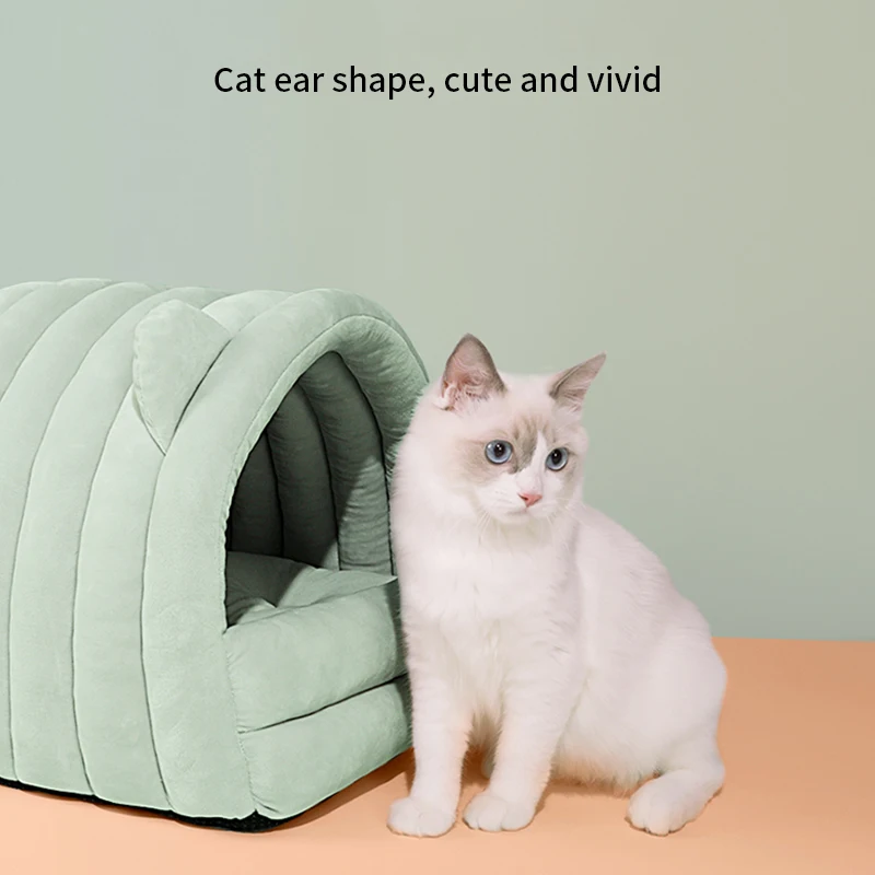 Petshy Cat Litter Winter Warm All Seasons Universal Cat House Semi-Enclosed Cat House Villa Kennel Removable Household
Petshy Cat Litter Winter Warm All Seasons Universal Cat House Semi-Enclosed Cat House Villa Kennel Removable Household