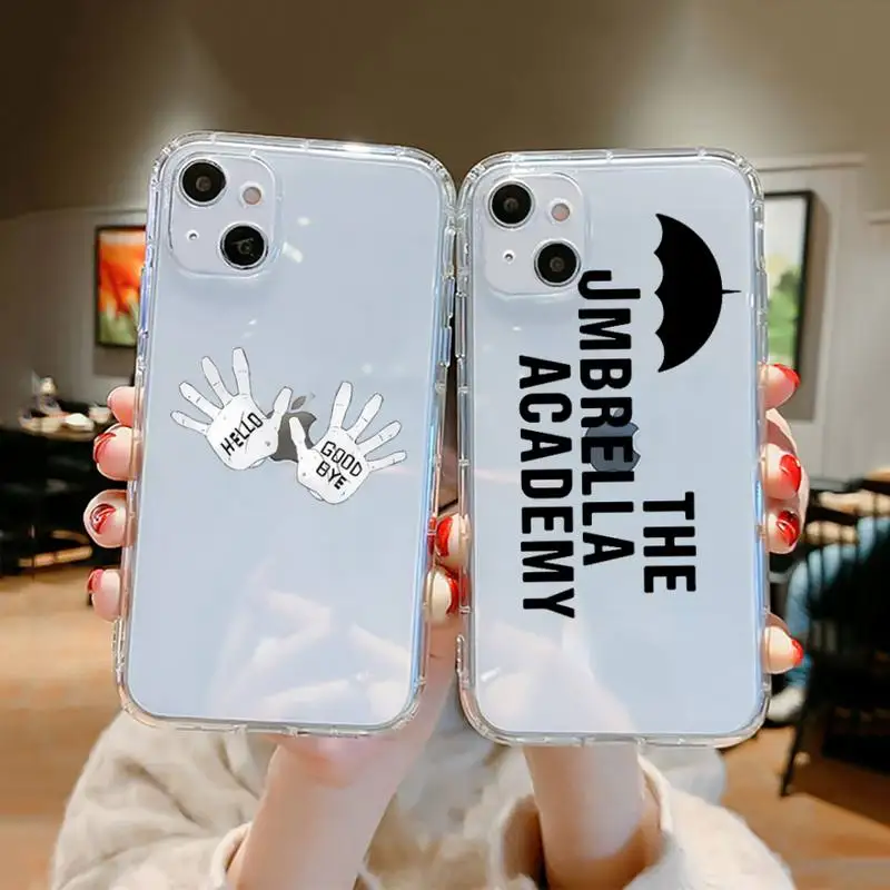 The Umbrella Academy Phone Case Clear Transparent for iPhone 11 12 13 mini pro XS MAX 8 7 6 6S Plus X 5S SE XR 2020
The Umbrella Academy Phone Case Clear Transparent for iPhone 11 12 13 mini pro XS MAX 8 7 6 6S Plus X 5S SE XR 2020