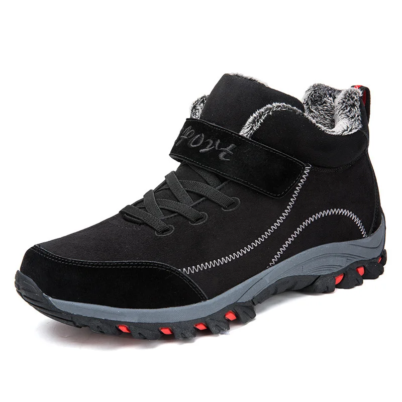 Men Waterproof Winter Boots Cow Suede Warm Snow Women Boots Men Work Casual Shoes High Top High-top Non-slip Ankle Boots
Men Waterproof Winter Boots Cow Suede Warm Snow Women Boots Men Work Casual Shoes High Top High-top Non-slip Ankle Boots