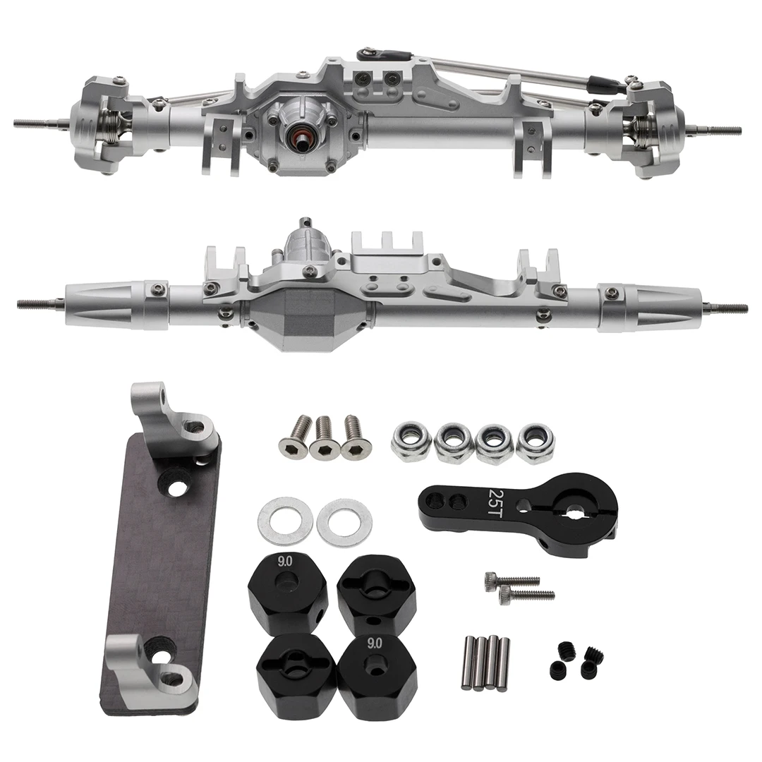 1 set Silver Black High Quality Aluminum Alloy Front Rear Axle Upgrade Parts for Axial Wraith RR10 90018 90045 90048 90053
1 set Silver Black High Quality Aluminum Alloy Front Rear Axle Upgrade Parts for Axial Wraith RR10 90018 90045 90048 90053